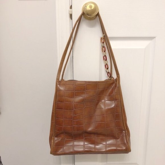 Brown Purse Bag with Chains - Picture 2 of 13